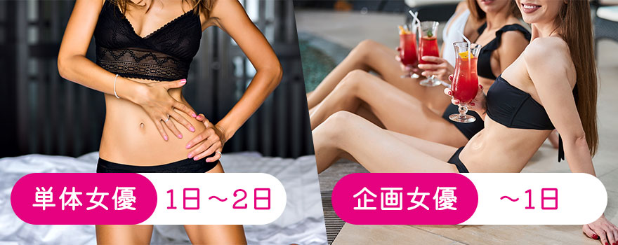 AV撮影にかかる時間は?